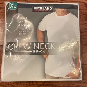 Kirkland men’s crew neck tshirt white size xl
